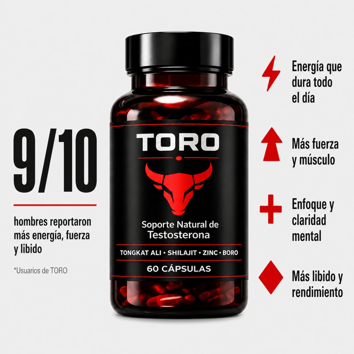 Recuperá la energía, la fuerza y el deseo — TORO®